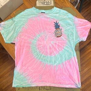 Santa Cruz Pastel Tie-Dye Tee